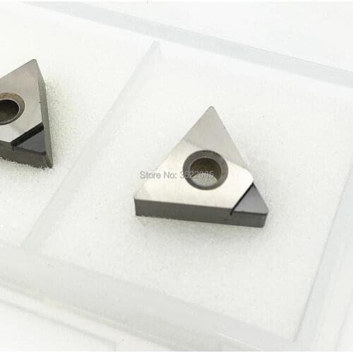 KLOT 2PCS TNGA1604 TNMG PCD/CBN Diamond Tipped Turning Insert CNC Lathe Cutter Bit