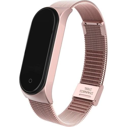 Mi band 4 3 Metal Strap Bracelet for Xiaomi Mi Band 3 4 Screwless Mi Band 4 3 bracelet MiBand Wrist band smart Band4 Steel