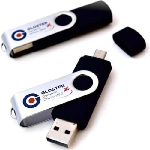 Custom Personalized LOGO Metal High Speed otg phone usb 2.0 memory flash stick pendrive