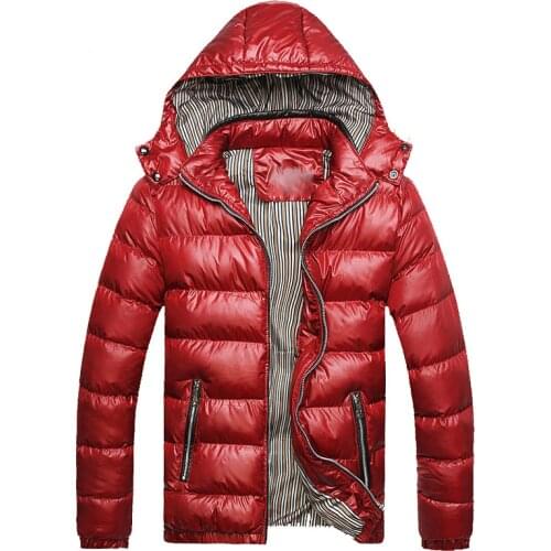 Parkas men drop shipping Fashion Thick Warm Men Winter Jacket Coat Hooded Warm Mens Winter Coat Casual Slim Fit Male Overcoat