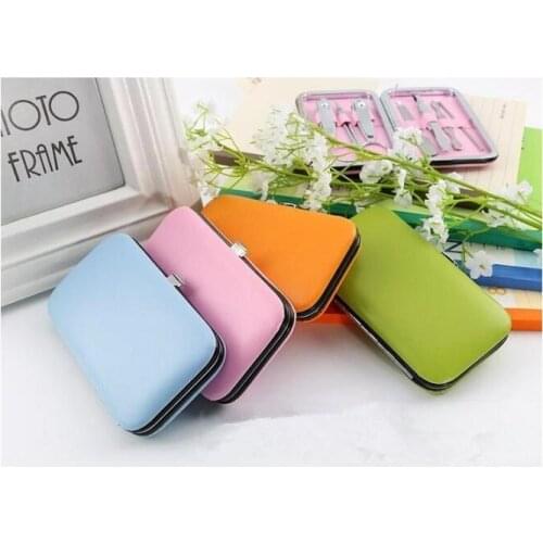 Hot selling nail clippers set scissors scorpion knife ears practical manicure set tools random color can be customized logo #501