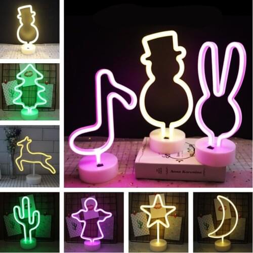 Christmas Lights Novetly Tree Led Night Light Battery Operated Christmas Decoration for Room Navidad Holiday Light Wedding Decor