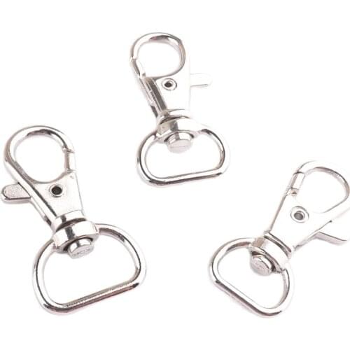 Swivel Trigger Hook Clip Lobster Clasp Buckle 13mm 15mm 17mm Snap hook for Lanyard Bag Belts Hardware DIY Accessories Craft