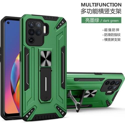 Shockproof Armor Metal Case For oppo A9 A5 A53 A15 A3s A7 A52 A72 A92 A91 Reno 5 F 4 3 F17 F19 pro A8 Magnetic Ring phone Cover