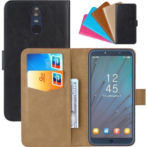 Luxury Wallet Case For DEXP Z255 PU Leather Retro Flip Cover Magnetic Fashion Cases Strap