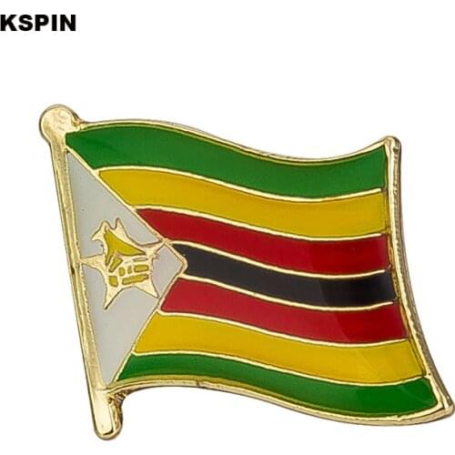 Zimbabwe flag pin lapel pin badge 10pcs a lot Brooch Icons KS-0088