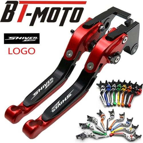 CNC Aluminum Motorcycle Adjustable Folding Brake Clutch Levers For Aprilia SHIVER 750/ GT 2007-2016 2009 2010 2011 2012 2013