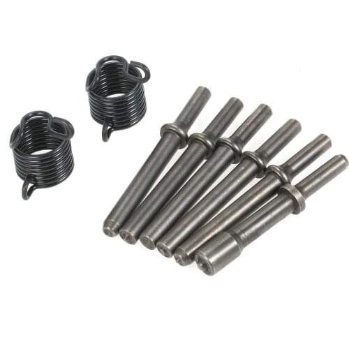 KKmoon 8-Piece Air Rivet Hammer Bit Set 40Cr Steel Smoothing Pneumatic Air Hammer Bits with Spring
