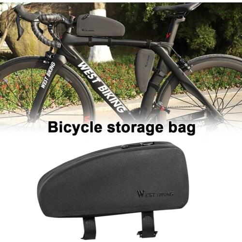 Bicycle Frame Bag Bike Storage Bag Waterproof Handlebar Bag Large Capacity Upper Tube Organizer Bicycle Accessories