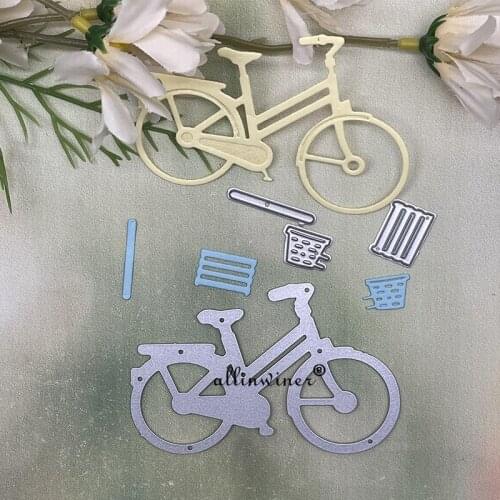 New bike Metal Cutting Dies Stencils For DIY Scrapbooking Decorative Embossing Handcraft Die Cutting Template
