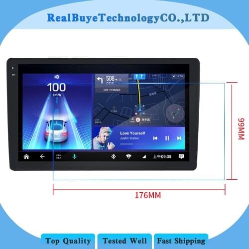 Universal Tempered Glass for Funrover Car Dvd For Toyota Rav4 2007 2008 2009 2010 2011 Radio Tape Recorder Stereo Gps Tablet