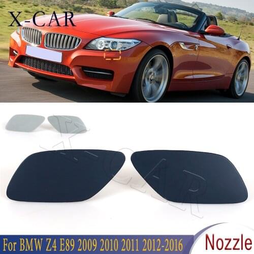 X-CAR Front Bumper Headlight Washer Nozzle Cover Cap For BMW Z4 E89 2009 2010 2011 2012 2013 2014-2016 51117231079 51117231080