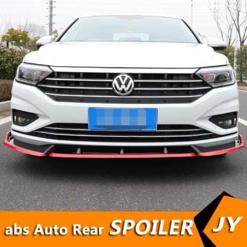 For Volkswagen Jetta Body kit spoiler 2019-2020 SAGITAR DFKC ABS Rear lip rear spoiler front Bumper Diffuser Bumpers Protector