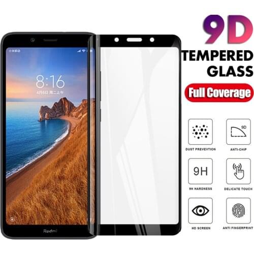 9D Tempered Glass For Xiaomi Redmi 7 7A Glass Screen Protector Protection Remi Film For Xiaomi xaomi Hongmi ksiomi 7 A A7 Redmi7