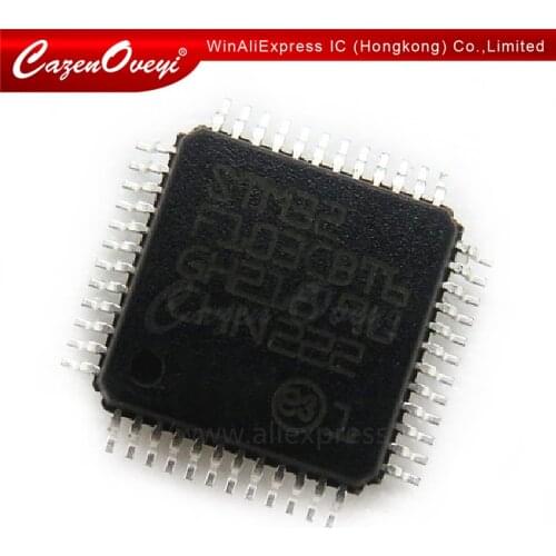 1pcs/lot STM32F103CBT6 STM32F103CB 32F103CBT6 128KB QFP48 ARM new original In Stock