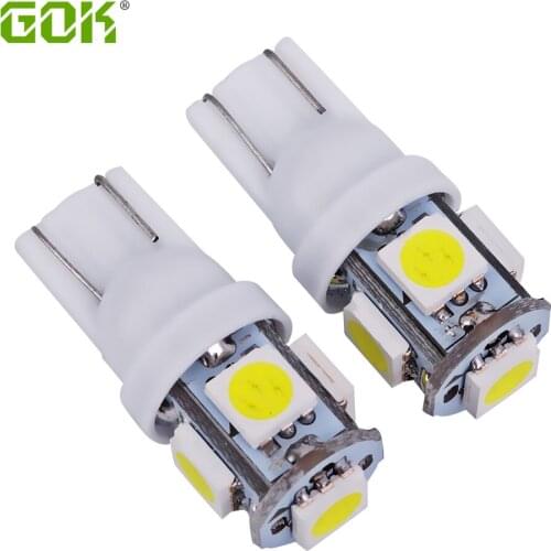 10pcs T10 5led 5050smd 5SMD w5w led for all cars 24months warranty Car Led light, T10 LED, Wedge BULB W5W LAMP