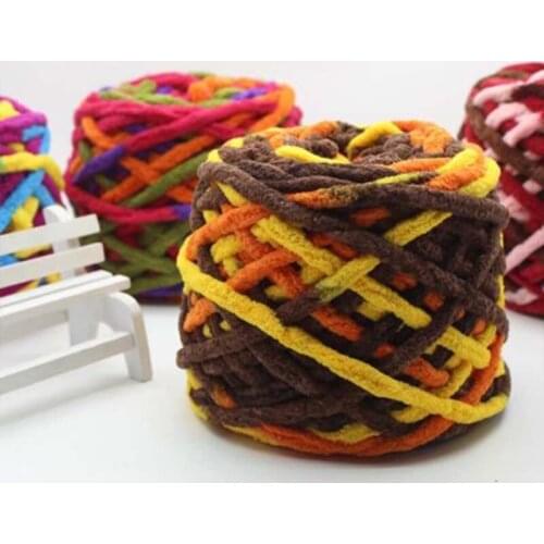 100g Soft Milk Cotton Yarn Cotton Tie-dye Scarf Hand-knitted Yarn For Hand knitting 7mm Needles Scarf Thick Wool