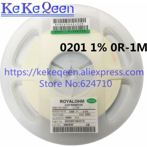100PCS/LOT 0201 1% 3.6R 3R6 3.9R 3R9 4.3R 4R3 4.7R 4R7 5.1R 5R1 5.6R 5R6 6.2R 6R2 6.8R 6R8 7.5R 7R5 8.1R 8R1 9.1R 9R1 10R 11R