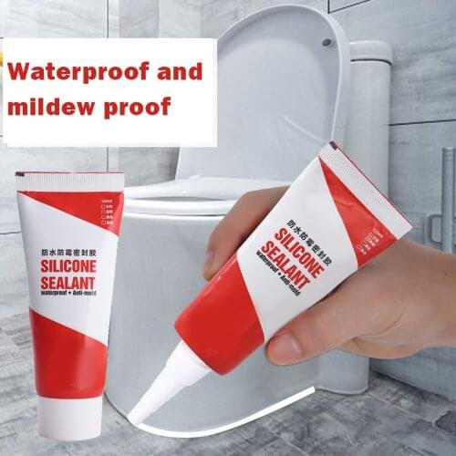 120ml Waterproof Strong Adhesive Sealant Kitchen Bath Tile Resin Caulk Sealant Repair Glue Toilet Base Sealant D1