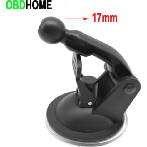 Universal 17mm Ball Head Suction Cup Base Stand Mini Car Dvr GPS Camera Rearview Mirror Driving Recorder Holder Mount Bracket