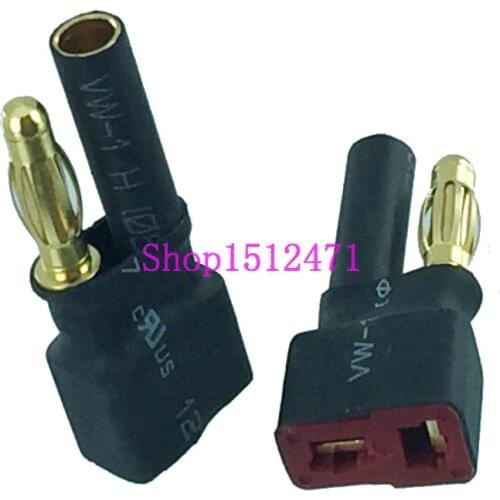1pce 4mm Bullet to Deans Female T-Plug No Wire Adapter for Lipo Battery
