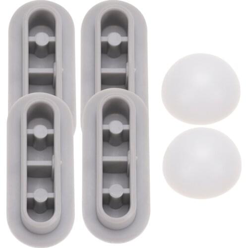 2/4pcs Antislip Gasket Toilet Seat Bumper Self-Adhesive Increase Toilet Seat Cushioning Pads Bathroom Products Lifter Kit