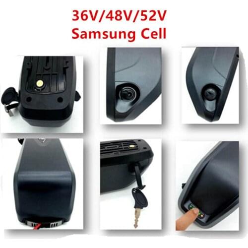 36V 48V 52V 10Ah 10.4ah 12ah 13ah 10.4ah 17.5ah Hailong Bicycle Battery Bafang 350w 500W 750w electric Bike e bicycle battery