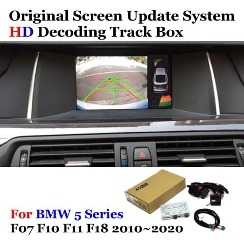 Car Rear View Camera For BMW 5 Series E60 E61 F07 F10 F11 F18 G30 G31 G38 2010-2020 Reverse Parking Camera Decoder Accessories