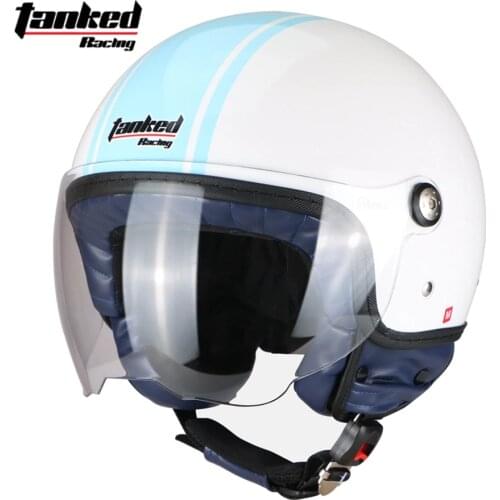 Free shipping 1pcs Unisex Fashin 3/4 Open Face Motorbike Vintage Helmet Moto DOT Scooter casco capacetes Motorcycle Helmets