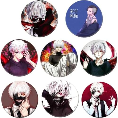 Anime Tokyo Ghoul Brooch Pin Badge Accessories For Clothes Backpack Decoration Childrens gift B037