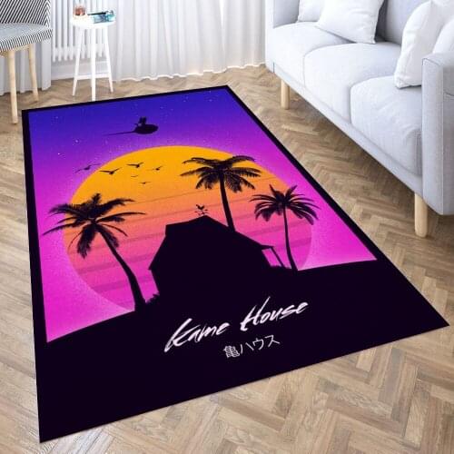 Sunset Kame House Carpet Decora Home Bedroom Kitchen Anti-slip Mat Rug Doormat Aisle Floor Mat Bath Mats Doormat
