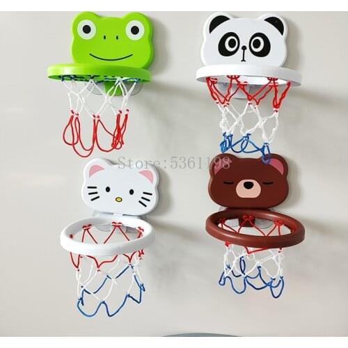 Baby Bath Toys Suction Cup Shooting Basketball Hoop With 3 Ball Bathroom Bathtub Shower Toy Kid Play Water Game Toy For Children
