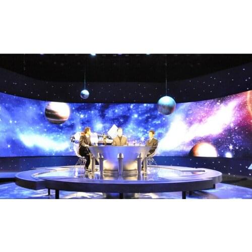 Aliexpress art studio stage background dj booth curve led video wall p2 p2.6 p2.9 by 50x50cm led panel