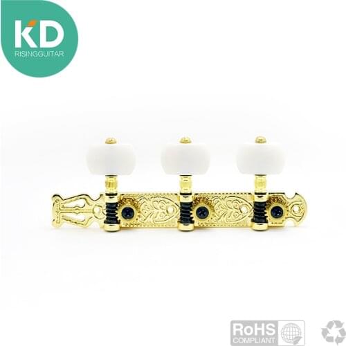 2 PC per set High end Classical Guitar Tuning Pegs Machine Heads Tuning keys Gold color