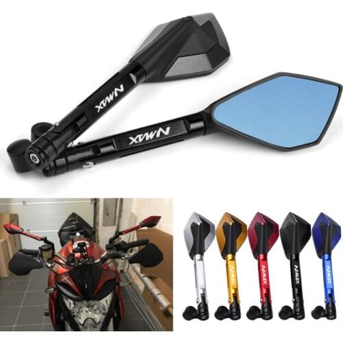 Motorcycle CNC Aluminum Mirrors Moto Rearview Mirrors Side Mirrorsr For YAMAHA NMAX 155 NMAX155 NMAX 125 NMAX 150 N-MAX 125