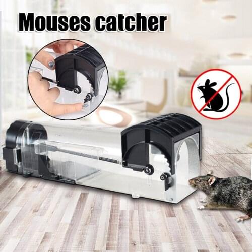 Non Toxic Rat Trap Cage Rodent Control Transparent Hamster Mouse Trap Household A1