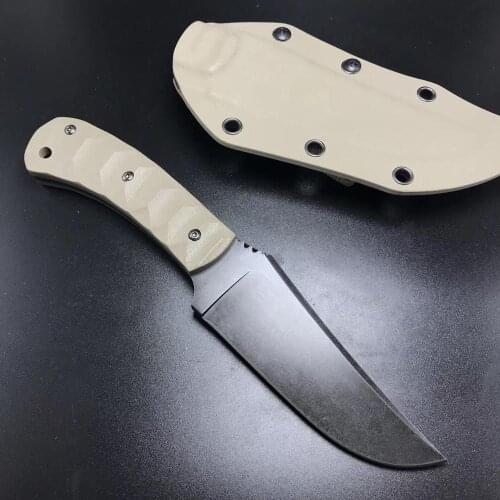 60-61 HRC DC53 blade handle hunting fixed knife outdoor camping tactical utility knives survival TOOL