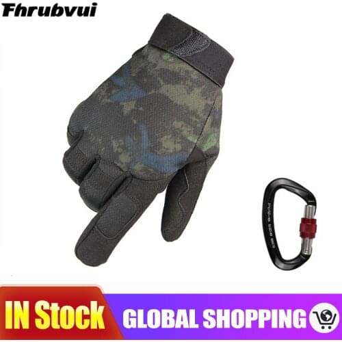 Winter Gloves Long Finger Cycling Gloves Men Sports Full Finger Anti Slip Thickened Pad Motorcycle MTB Road Bike Bicycle Gloves