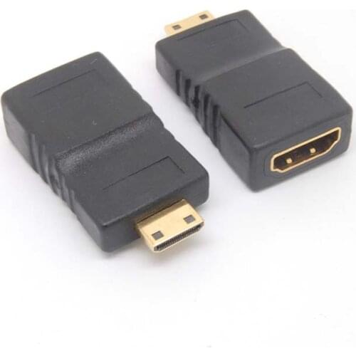 Mini HDMI (Type C) Male to HDMI (Type A) Female Adapter V1.4 Connector HDTV FOR TV CAMERA 1080p