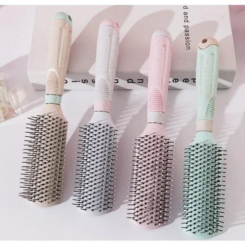 Hairbrush Women Massage Comb Styling Tools Reduce Hair Loss Massage Anti-static Detangling Brush Barber Accessorie