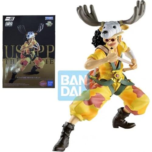 Bandai One Piece Usopp Garage Kit Pvc Assembly Model Western Animiation Action Figure Kids Toys
