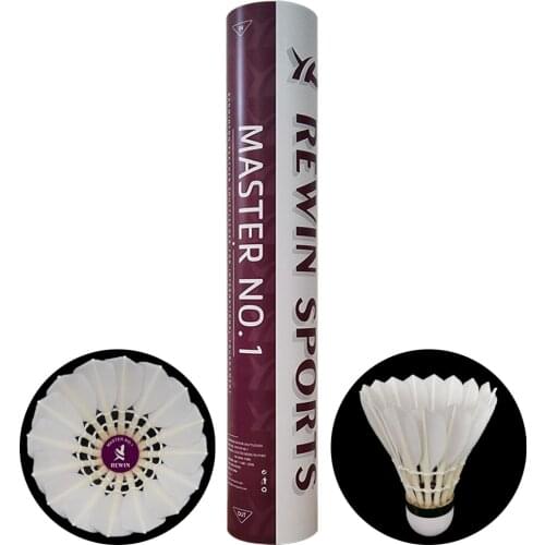 M1 Top Grade Quality Goose Feather Badminton Shuttlecock Birdies For Tournament Same As Aeroplane Eg1130