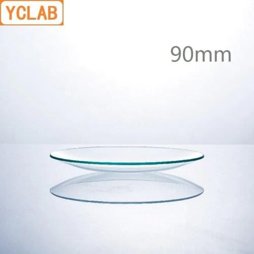 YCLAB 10PCS 90mm Watch Glass Beaker Cover Domed Hard Glass Laboratory Chemistry Equipment