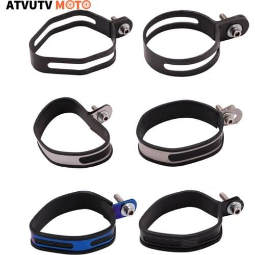 Motorcycle Muffler Clamps Exhaust Muffler Silencer Pipe Hanger Mount Bracket Fixed Ring For HONDA YAMAYA KAWASAKI 89MM 100MM