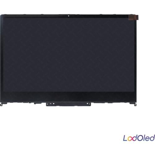 14.0'' FHD LCD Screen Display Panel Touch Digitizer Glass Assembly + Bezel Frame for Lenovo IdeaPad FLEX-14IWL 81SQ 1920x1080