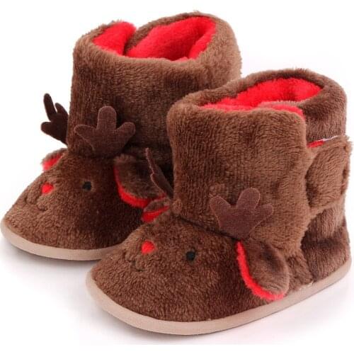 2020 Winter Warm Baby Boy Shoes First Walkers Warm Boots Baby Girls Booties Toddler Boy Crib Shoes