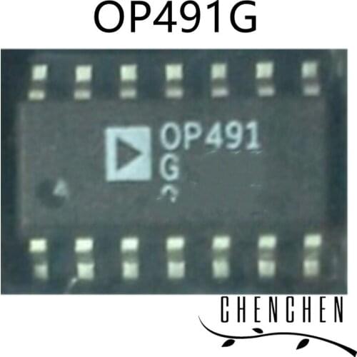2pcs/lot OP491G SOP14 100% New Original