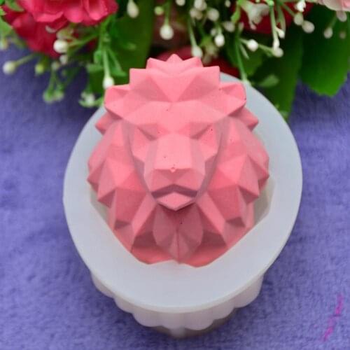 3D Silicone Mold Fondant Soap Resin Clay Molds Lion Shape Cake Baking Decorating Tools Chocolate Gumpaste Candy Mould