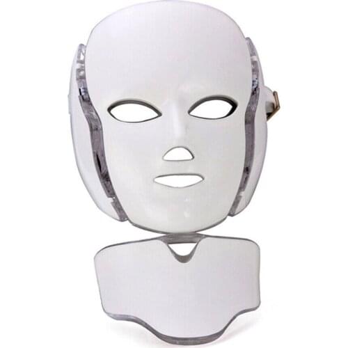 7 Colors Led Facial Mask Led Korean Photon Therapy Face Mask Machine Light Therapy Acne Mask Neck Beauty Led Mask Drop Shipping