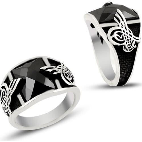 925 Silver Traditional Ottoman Rings for Men